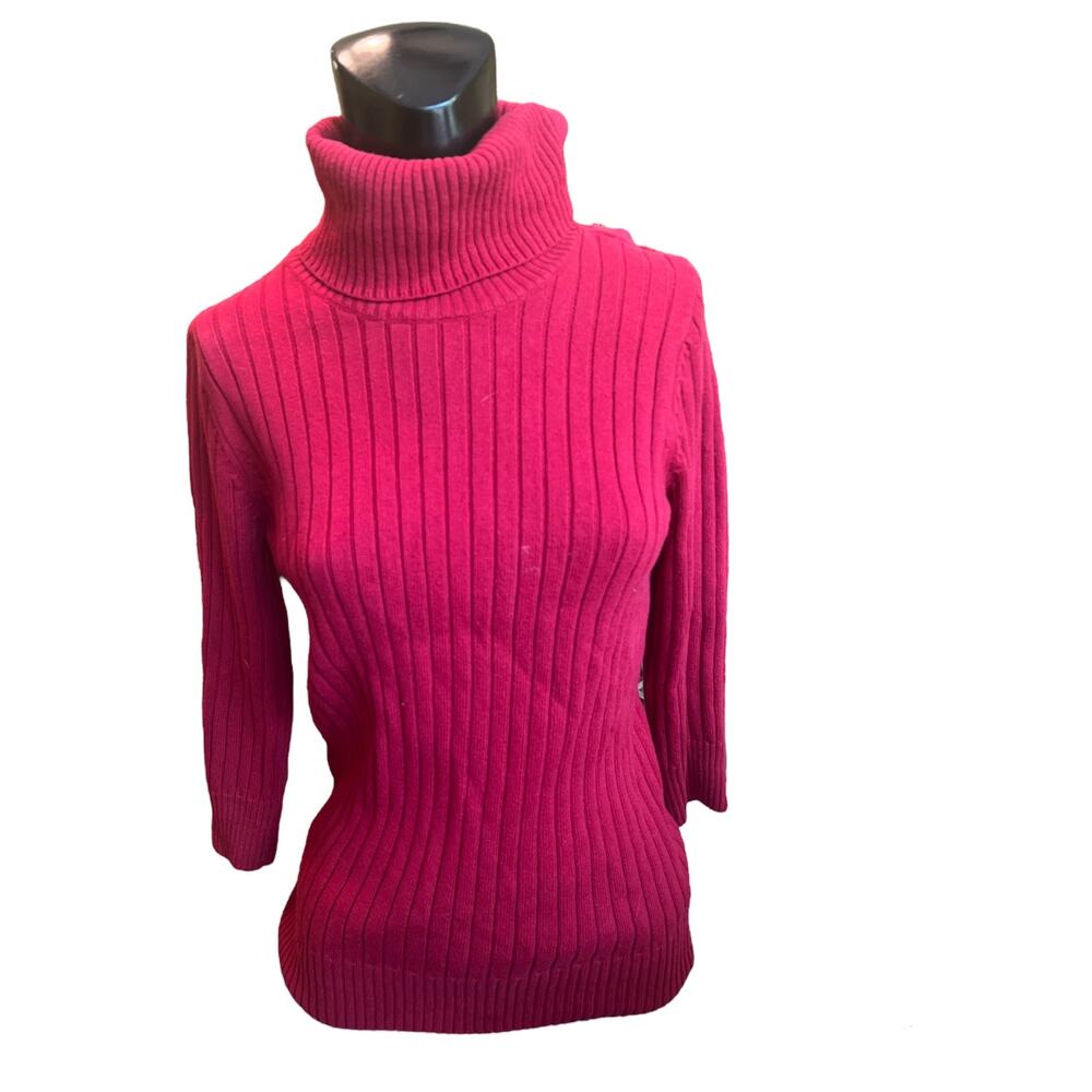 Croft & Barrow Red Knit Sweater